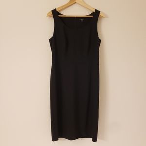 Ann Taylor Petite Size 10P Black Sleeveless Sheath Dress
